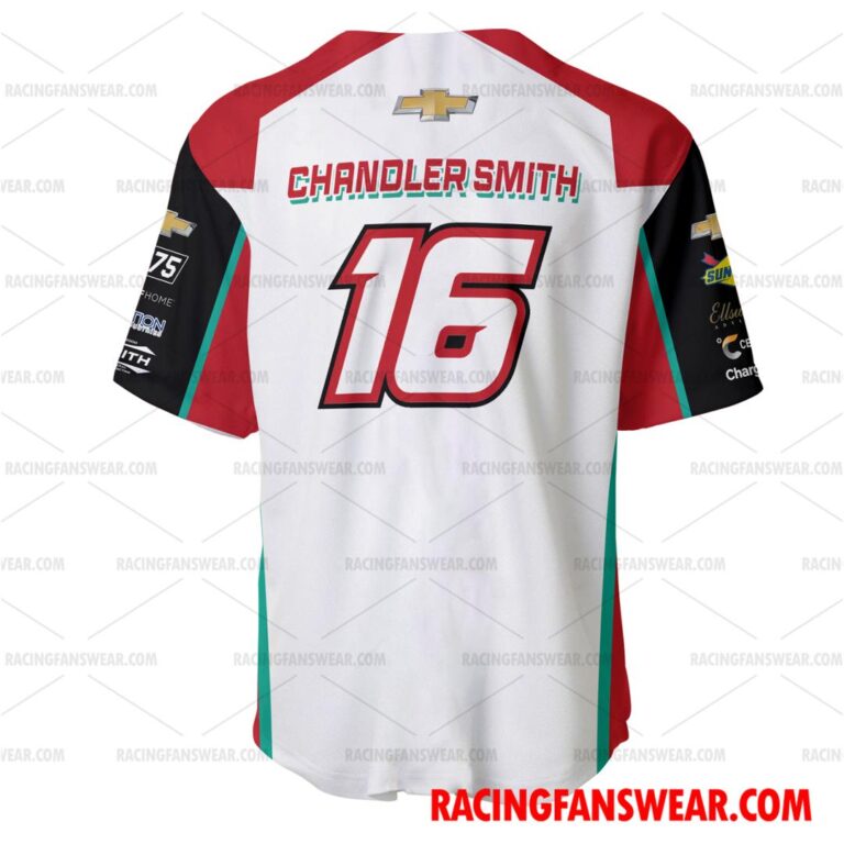 Nascar store - Loyal fans of Chandler Smith's Unisex Baseball Jerseys,Kid Baseball Jerseys,Youth Baseball Jerseys,Men's Hockey Jerseys,WoMen's Hockey Jerseys,Youth's Hockey Jerseys:vintage nascar racing suit,uniform,apparel,shirts,merch,hoodie,jackets,shorts,sweatshirt,outfits,clothes