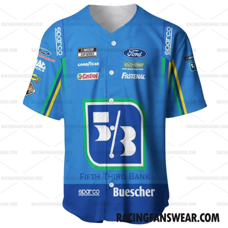 Nascar store - Loyal fans of Chris Buescher's Unisex Baseball Jerseys,Kid Baseball Jerseys,Youth Baseball Jerseys:vintage nascar racing suit,uniform,apparel,shirts,merch,hoodie,jackets,shorts,sweatshirt,outfits,clothes