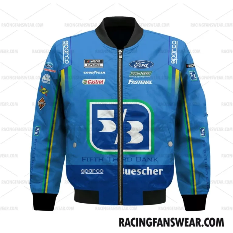 Nascar store - Loyal fans of Chris Buescher's Bomber Jacket,Unisex Thick Coat,Kid Thick Coat:vintage nascar racing suit,uniform,apparel,shirts,merch,hoodie,jackets,shorts,sweatshirt,outfits,clothes