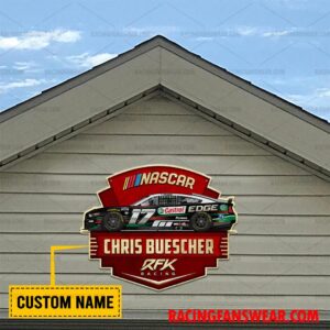 Chris Buescher Nascar Racing Customize Name Home Cut Metal Signs 3 Nascar store - Loyal fans of Chris Buescher's Cut Metal Signs:vintage nascar racing suit,uniform,apparel,shirts,merch,hoodie,jackets,shorts,sweatshirt,outfits,clothes