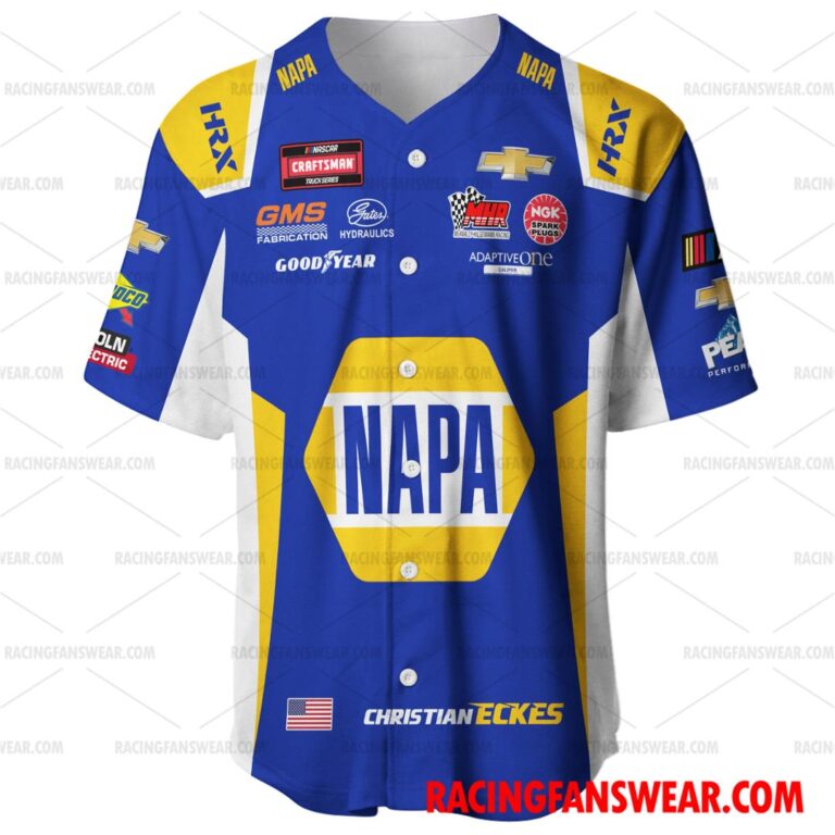 Nascar store - Loyal fans of Christian Eckes's Unisex Baseball Jerseys,Kid Baseball Jerseys,Youth Baseball Jerseys,Men's Hockey Jerseys,WoMen's Hockey Jerseys,Youth's Hockey Jerseys:vintage nascar racing suit,uniform,apparel,shirts,merch,hoodie,jackets,shorts,sweatshirt,outfits,clothes