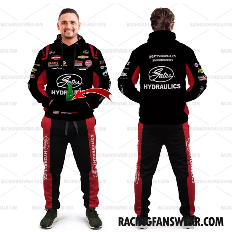 Nascar store - Loyal fans of Christian Eckes's Combo Unisex Pop Top Hoodie + Unisex Long Pants,Unisex Pop Top Hoodie,Unisex Long Pants:vintage nascar racing suit,uniform,apparel,shirts,merch,hoodie,jackets,shorts,sweatshirt,outfits,clothes