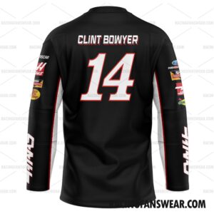 Nascar store - Loyal fans of Clint Bowyer's Unisex Baseball Jerseys,Kid Baseball Jerseys,Youth Baseball Jerseys,Men's Hockey Jerseys,WoMen's Hockey Jerseys,Youth's Hockey Jerseys:vintage nascar racing suit,uniform,apparel,shirts,merch,hoodie,jackets,shorts,sweatshirt,outfits,clothes