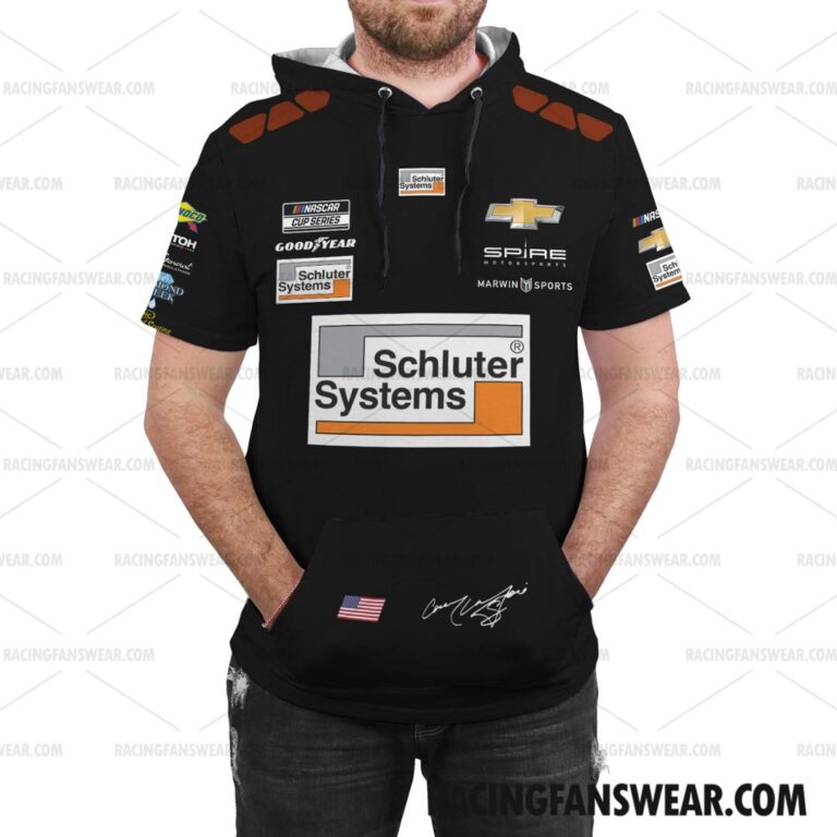 Nascar store - Loyal fans of Corey LaJoie's Unisex Sleeveless Hoodie,Unisex Hooded T-Shirt,Kid Sleeveless Hoodie,Kid Hooded T-Shirts:vintage nascar racing suit,uniform,apparel,shirts,merch,hoodie,jackets,shorts,sweatshirt,outfits,clothes