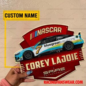 Nascar store - Loyal fans of Corey Lajoie's Cut Metal Signs:vintage nascar racing suit,uniform,apparel,shirts,merch,hoodie,jackets,shorts,sweatshirt,outfits,clothes