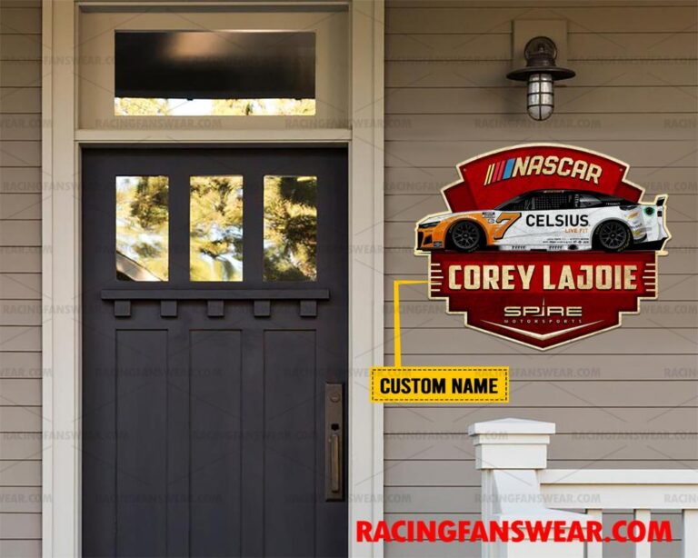 Nascar store - Loyal fans of Corey Lajoie's Cut Metal Signs:vintage nascar racing suit,uniform,apparel,shirts,merch,hoodie,jackets,shorts,sweatshirt,outfits,clothes