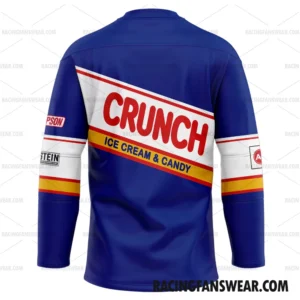 Dale Jarrett Nascar 1990 Nestle Crunch Film Racing Uniform Clothes Adult Kid Hockey Jersey 1 Nascar store - Loyal fans of Dale Jarrett's Men's Hockey Jerseys,WoMen's Hockey Jerseys,Youth's Hockey Jerseys:vintage nascar racing suit,uniform,apparel,shirts,merch,hoodie,jackets,shorts,sweatshirt,outfits,clothes