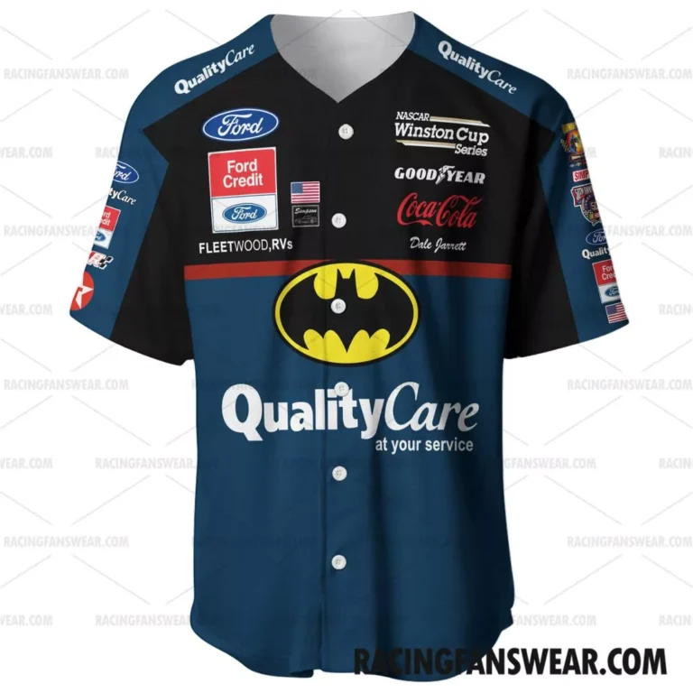 Nascar store - Loyal fans of Dale Jarrett's Unisex Baseball Jerseys,Kid Baseball Jerseys,Youth Baseball Jerseys:vintage nascar racing suit,uniform,apparel,shirts,merch,hoodie,jackets,shorts,sweatshirt,outfits,clothes