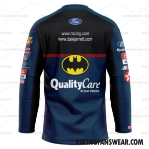 Dale Jarrett Nascar 1998 Batman Film Racing Uniform Clothes Adult Kid Hockey Jersey 1 Nascar store - Loyal fans of Dale Jarrett's Men's Hockey Jerseys,WoMen's Hockey Jerseys,Youth's Hockey Jerseys:vintage nascar racing suit,uniform,apparel,shirts,merch,hoodie,jackets,shorts,sweatshirt,outfits,clothes