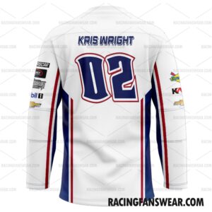 Kris Wright Nascar Racing 2023 Uniform Apparel Clothes Baseball Jersey Hockey Jersey 4 Nascar store - Loyal fans of Kris Wright's Unisex Baseball Jerseys,Kid Baseball Jerseys,Youth Baseball Jerseys,Men's Hockey Jerseys,WoMen's Hockey Jerseys,Youth's Hockey Jerseys:vintage nascar racing suit,uniform,apparel,shirts,merch,hoodie,jackets,shorts,sweatshirt,outfits,clothes
