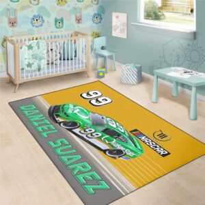 Daniel Suarez Nascar Racing 2023 Carpet Living Room Area Rugs Doormats Blanket Flag Home 4 Nascar store - Loyal fans of Daniel Suarez's Rug,Doormat,Blanket Microfiber Fleece,Blanket Premium Sherpa,House Flag:vintage nascar racing suit,uniform,apparel,shirts,merch,hoodie,jackets,shorts,sweatshirt,outfits,clothes