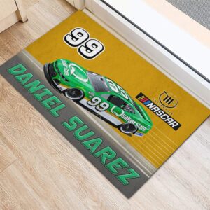 Daniel Suarez Nascar Racing 2023 Carpet Living Room Area Rugs Doormats Blanket Flag Home 5 Nascar store - Loyal fans of Daniel Suarez's Rug,Doormat,Blanket Microfiber Fleece,Blanket Premium Sherpa,House Flag:vintage nascar racing suit,uniform,apparel,shirts,merch,hoodie,jackets,shorts,sweatshirt,outfits,clothes