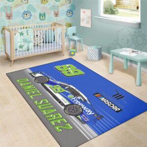 Daniel Suarez Nascar TrackHouse Racing Carpet Living Room Area Rugs Doormats Blanket Flag Home 4 Nascar store - Loyal fans of Daniel Suarez's Rug,Doormat,Blanket Microfiber Fleece,Blanket Premium Sherpa,House Flag:vintage nascar racing suit,uniform,apparel,shirts,merch,hoodie,jackets,shorts,sweatshirt,outfits,clothes