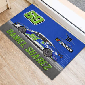 Daniel Suarez Nascar TrackHouse Racing Carpet Living Room Area Rugs Doormats Blanket Flag Home 5 Nascar store - Loyal fans of Daniel Suarez's Rug,Doormat,Blanket Microfiber Fleece,Blanket Premium Sherpa,House Flag:vintage nascar racing suit,uniform,apparel,shirts,merch,hoodie,jackets,shorts,sweatshirt,outfits,clothes