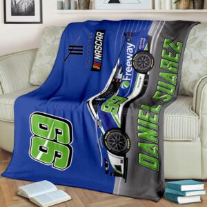 Daniel Suarez Nascar TrackHouse Racing Carpet Living Room Area Rugs Doormats Blanket Flag Home 7 Nascar store - Loyal fans of Daniel Suarez's Rug,Doormat,Blanket Microfiber Fleece,Blanket Premium Sherpa,House Flag:vintage nascar racing suit,uniform,apparel,shirts,merch,hoodie,jackets,shorts,sweatshirt,outfits,clothes