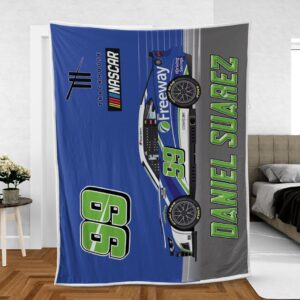 Daniel Suarez Nascar TrackHouse Racing Carpet Living Room Area Rugs Doormats Blanket Flag Home 9 Nascar store - Loyal fans of Daniel Suarez's Rug,Doormat,Blanket Microfiber Fleece,Blanket Premium Sherpa,House Flag:vintage nascar racing suit,uniform,apparel,shirts,merch,hoodie,jackets,shorts,sweatshirt,outfits,clothes