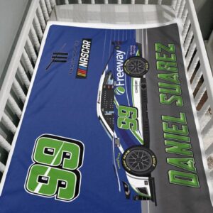 Daniel Suarez Nascar TrackHouse Racing Carpet Living Room Area Rugs Doormats Blanket Flag Home 10 Nascar store - Loyal fans of Daniel Suarez's Rug,Doormat,Blanket Microfiber Fleece,Blanket Premium Sherpa,House Flag:vintage nascar racing suit,uniform,apparel,shirts,merch,hoodie,jackets,shorts,sweatshirt,outfits,clothes