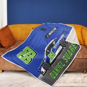 Daniel Suarez Nascar TrackHouse Racing Carpet Living Room Area Rugs Doormats Blanket Flag Home 6 Nascar store - Loyal fans of Daniel Suarez's Rug,Doormat,Blanket Microfiber Fleece,Blanket Premium Sherpa,House Flag:vintage nascar racing suit,uniform,apparel,shirts,merch,hoodie,jackets,shorts,sweatshirt,outfits,clothes