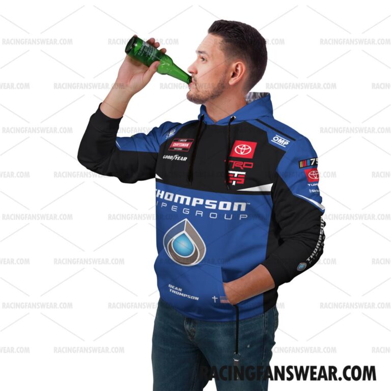 Nascar store - Loyal fans of Dean Thompson's Combo Unisex Pop Top Hoodie + Unisex Long Pants,Unisex Pop Top Hoodie,Unisex Long Pants:vintage nascar racing suit,uniform,apparel,shirts,merch,hoodie,jackets,shorts,sweatshirt,outfits,clothes