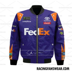 Nascar store - Loyal fans of Denny Hamlin's Bomber Jacket,Unisex Thick Coat,Kid Thick Coat:vintage nascar racing suit,uniform,apparel,shirts,merch,hoodie,jackets,shorts,sweatshirt,outfits,clothes