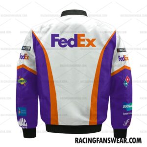 Denny Hamlin Nascar 2022 Racing Suit Uniform Clothes Adult Kid Bomber Jacket Thick Coat 1 Nascar store - Loyal fans of Denny Hamlin's Bomber Jacket,Unisex Thick Coat,Kid Thick Coat:vintage nascar racing suit,uniform,apparel,shirts,merch,hoodie,jackets,shorts,sweatshirt,outfits,clothes
