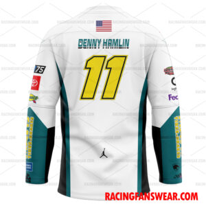 Denny Hamlin Nascar 2023 Racing Uniform Apparel Clothes Baseball Jersey Hockey Jersey 4 Supercars Championship store - Loyal fans of Denny Hamlin's Unisex Baseball Jerseys,Kid Baseball Jerseys,Youth Baseball Jerseys,Men's Hockey Jerseys,WoMen's Hockey Jerseys,Youth's Hockey Jerseys:vintage Supercars racing suit,uniform,apparel,shirts,merch,hoodie,jackets,shorts,sweatshirt,outfits,clothes