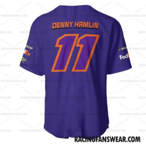 Denny Hamlin Nascar Racing 2018 Uniform Apparel Clothes Baseball Jersey Hockey Jersey 2 Nascar store - Loyal fans of Denny Hamlin's Unisex Baseball Jerseys,Kid Baseball Jerseys,Youth Baseball Jerseys,Men's Hockey Jerseys,WoMen's Hockey Jerseys,Youth's Hockey Jerseys:vintage nascar racing suit,uniform,apparel,shirts,merch,hoodie,jackets,shorts,sweatshirt,outfits,clothes