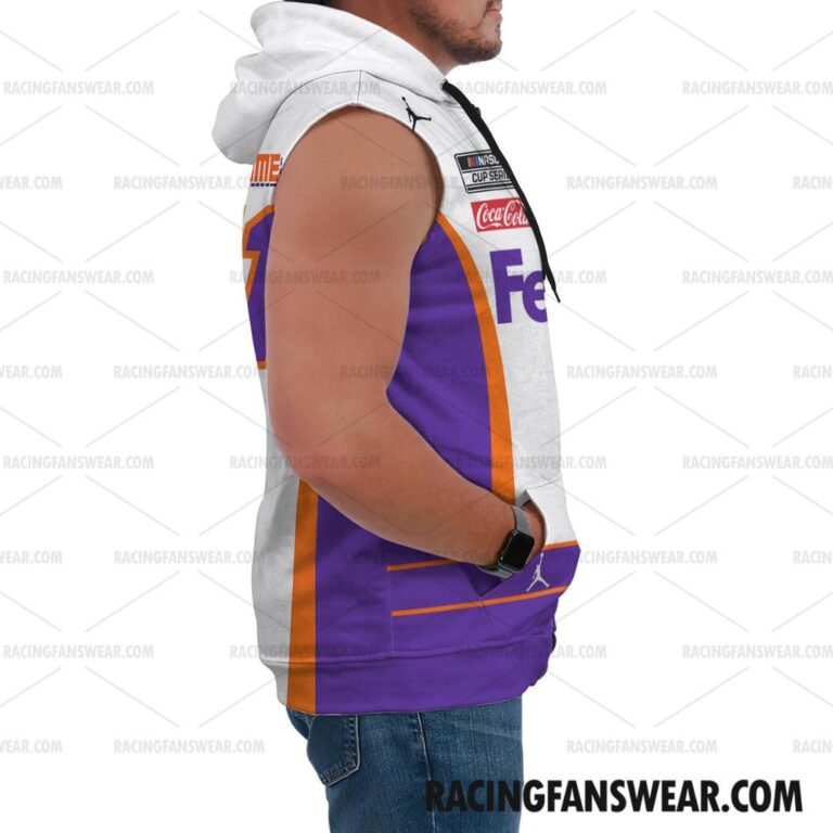 Nascar store - Loyal fans of Denny Hamlin's Bomber Jacket,Unisex Thick Coat,Unisex Sleeveless Hoodie,Unisex Hooded T-Shirt,Kid Sleeveless Hoodie,Kid Hooded T-Shirts,Kid Thick Coat:vintage nascar racing suit,uniform,apparel,shirts,merch,hoodie,jackets,shorts,sweatshirt,outfits,clothes