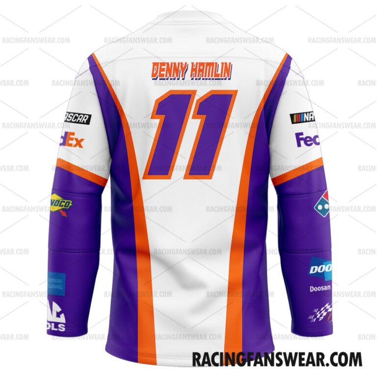 Nascar store - Loyal fans of Denny Hamlin's Unisex Baseball Jerseys,Kid Baseball Jerseys,Youth Baseball Jerseys,Men's Hockey Jerseys,WoMen's Hockey Jerseys,Youth's Hockey Jerseys:vintage nascar racing suit,uniform,apparel,shirts,merch,hoodie,jackets,shorts,sweatshirt,outfits,clothes