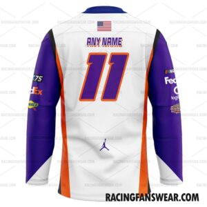 Denny Hamlin Nascar Racing 2023 Customize Name and Number Clothes Baseball Jersey Hockey Jersey 4 Nascar store - Loyal fans of Denny Hamlin's Unisex Baseball Jerseys,Kid Baseball Jerseys,Youth Baseball Jerseys,Men's Hockey Jerseys,WoMen's Hockey Jerseys,Youth's Hockey Jerseys:vintage nascar racing suit,uniform,apparel,shirts,merch,hoodie,jackets,shorts,sweatshirt,outfits,clothes