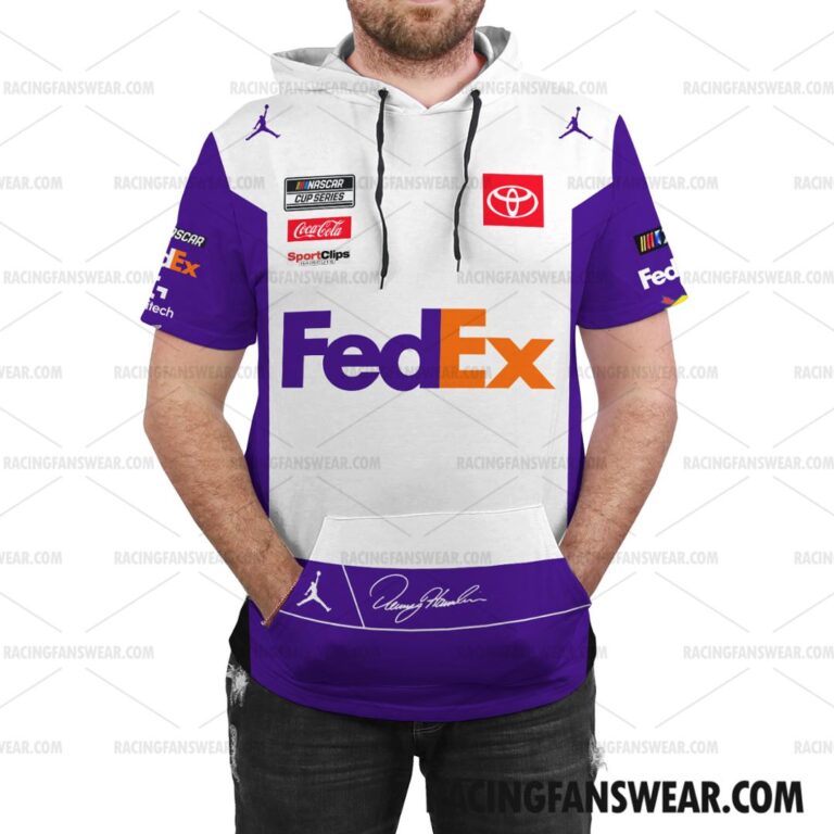 Nascar store - Loyal fans of Denny Hamlin's Bomber Jacket,Unisex Thick Coat,Unisex Sleeveless Hoodie,Unisex Hooded T-Shirt,Kid Sleeveless Hoodie,Kid Hooded T-Shirts,Kid Thick Coat:vintage nascar racing suit,uniform,apparel,shirts,merch,hoodie,jackets,shorts,sweatshirt,outfits,clothes