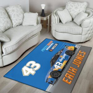 Erik Jones Nascar Petty GMS Motorsports Racing Carpet Living Room Area Rugs Doormats Blanket Flag Home 2 Nascar store - Loyal fans of Erik Jones's Rug,Doormat,Blanket Microfiber Fleece,Blanket Premium Sherpa,House Flag:vintage nascar racing suit,uniform,apparel,shirts,merch,hoodie,jackets,shorts,sweatshirt,outfits,clothes