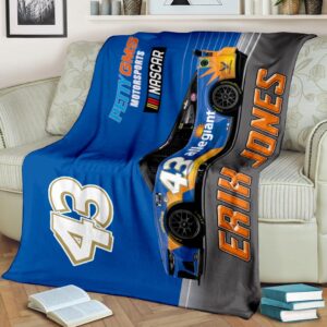 Erik Jones Nascar Petty GMS Motorsports Racing Carpet Living Room Area Rugs Doormats Blanket Flag Home 7 Nascar store - Loyal fans of Erik Jones's Rug,Doormat,Blanket Microfiber Fleece,Blanket Premium Sherpa,House Flag:vintage nascar racing suit,uniform,apparel,shirts,merch,hoodie,jackets,shorts,sweatshirt,outfits,clothes