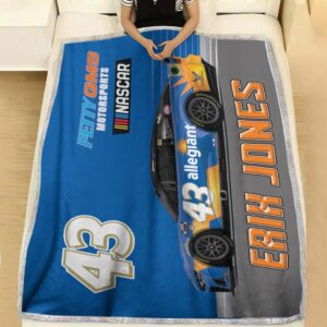 Erik Jones Nascar Petty GMS Motorsports Racing Carpet Living Room Area Rugs Doormats Blanket Flag Home 8 Nascar store - Loyal fans of Erik Jones's Rug,Doormat,Blanket Microfiber Fleece,Blanket Premium Sherpa,House Flag:vintage nascar racing suit,uniform,apparel,shirts,merch,hoodie,jackets,shorts,sweatshirt,outfits,clothes