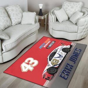 Erik Jones Nascar Petty GMS Motorsports Racing Carpet Living Room Area Rugs Doormats Blanket Flag Home 2 Nascar store - Loyal fans of Erik Jones's Rug,Doormat,Blanket Microfiber Fleece,Blanket Premium Sherpa,House Flag:vintage nascar racing suit,uniform,apparel,shirts,merch,hoodie,jackets,shorts,sweatshirt,outfits,clothes