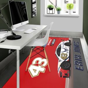Erik Jones Nascar Petty GMS Motorsports Racing Carpet Living Room Area Rugs Doormats Blanket Flag Home 3 Nascar store - Loyal fans of Erik Jones's Rug,Doormat,Blanket Microfiber Fleece,Blanket Premium Sherpa,House Flag:vintage nascar racing suit,uniform,apparel,shirts,merch,hoodie,jackets,shorts,sweatshirt,outfits,clothes