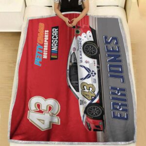 Erik Jones Nascar Petty GMS Motorsports Racing Carpet Living Room Area Rugs Doormats Blanket Flag Home 8 Nascar store - Loyal fans of Erik Jones's Rug,Doormat,Blanket Microfiber Fleece,Blanket Premium Sherpa,House Flag:vintage nascar racing suit,uniform,apparel,shirts,merch,hoodie,jackets,shorts,sweatshirt,outfits,clothes