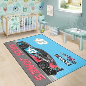 Erik Jones Nascar Racing 2023 Carpet Living Room Area Rugs Doormats Blanket Flag Home 4 Nascar store - Loyal fans of Erik Jones's Rug,Doormat,Blanket Microfiber Fleece,Blanket Premium Sherpa,House Flag:vintage nascar racing suit,uniform,apparel,shirts,merch,hoodie,jackets,shorts,sweatshirt,outfits,clothes