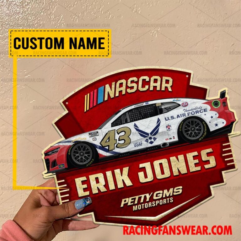 Nascar store - Loyal fans of Erik Jones's Cut Metal Signs:vintage nascar racing suit,uniform,apparel,shirts,merch,hoodie,jackets,shorts,sweatshirt,outfits,clothes