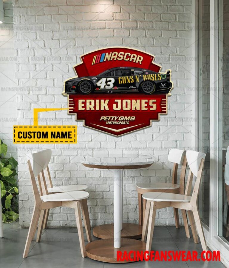 Nascar store - Loyal fans of Erik Jones's Cut Metal Signs:vintage nascar racing suit,uniform,apparel,shirts,merch,hoodie,jackets,shorts,sweatshirt,outfits,clothes