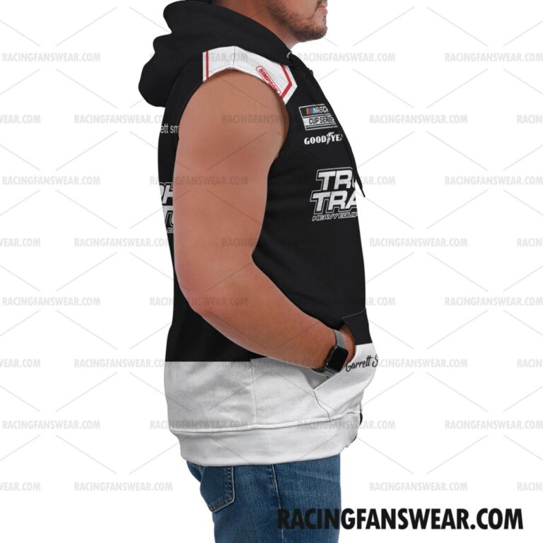 Nascar store - Loyal fans of Garrett Smithley's Unisex Sleeveless Hoodie,Unisex Hooded T-Shirt,Kid Sleeveless Hoodie,Kid Hooded T-Shirts:vintage nascar racing suit,uniform,apparel,shirts,merch,hoodie,jackets,shorts,sweatshirt,outfits,clothes