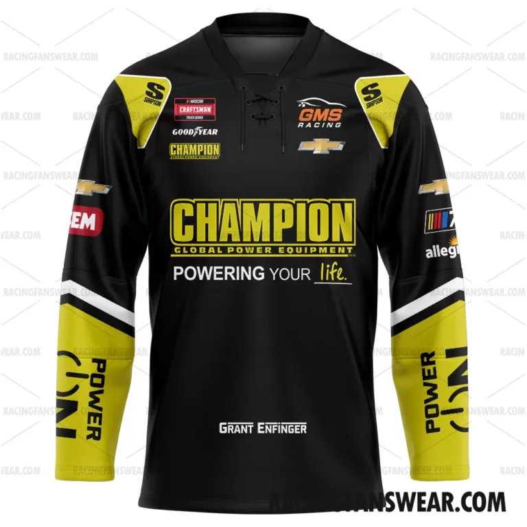 Nascar store - Loyal fans of Grant Enfinger's Men's Hockey Jerseys,WoMen's Hockey Jerseys,Youth's Hockey Jerseys:vintage nascar racing suit,uniform,apparel,shirts,merch,hoodie,jackets,shorts,sweatshirt,outfits,clothes