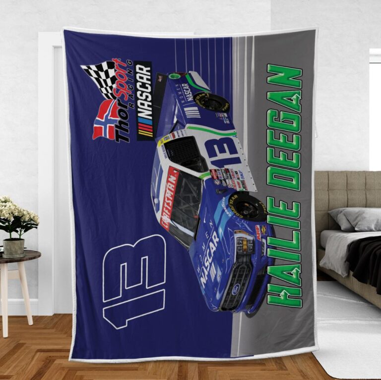 Nascar store - Loyal fans of Hailie Deegan's Rug,Doormat,Blanket Microfiber Fleece,Blanket Premium Sherpa,House Flag:vintage nascar racing suit,uniform,apparel,shirts,merch,hoodie,jackets,shorts,sweatshirt,outfits,clothes