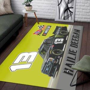 Hailie Deegan Nascar ThorSport Racing Carpet Living Room Area Rugs Doormats Blanket Flag Home 1 Nascar store - Loyal fans of Hailie Deegan's Rug,Doormat,Blanket Microfiber Fleece,Blanket Premium Sherpa,House Flag:vintage nascar racing suit,uniform,apparel,shirts,merch,hoodie,jackets,shorts,sweatshirt,outfits,clothes