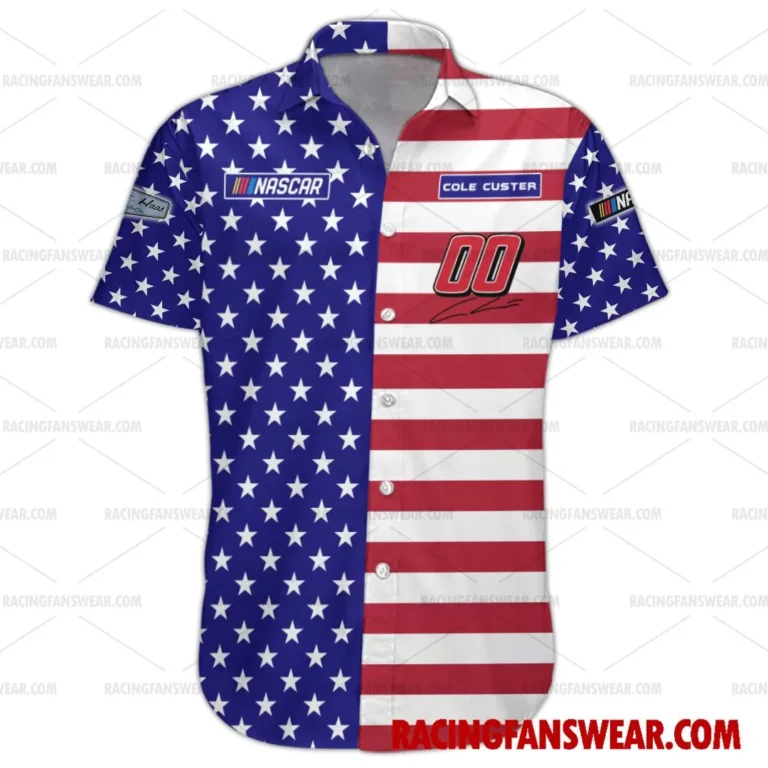 Nascar store - Loyal fans of Cole Custer's Unisex Hawaiian Shirt,Unisex Button Shirt,Unisex Baseball Jerseys,Unisex Short Pants,Kid Hawaiian Shirt,Kid Button Shirt,Kid Short Pants,Kid Baseball Jerseys,Youth Baseball Jerseys:vintage nascar racing suit,uniform,apparel,shirts,merch,hoodie,jackets,shorts,sweatshirt,outfits,clothes