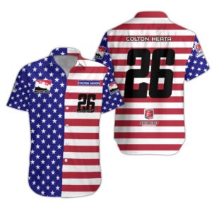 Independence Day Colton Herta IndyCar Racing Baseball Jersey Button Hawaiian Shirts Short Pants 10 IndyCar store - Loyal fans of Colton Herta's Unisex Baseball Jerseys,Unisex Short Pants,Unisex Hawaiian Shirt,Unisex Button Shirt,Kid Short Pants,Kid Baseball Jerseys,Youth Baseball Jerseys,Kid Hawaiian Shirt,Kid Button Shirt:Vintage indycar racing suit,uniform,apparel,shirts,merch,hoodie,jackets,shorts,sweatshirt,outfits,clothes
