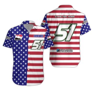 Independence Day Sting Ray Robb IndyCar Racing Baseball Jersey Button Hawaiian Shirts Short Pants 10 IndyCar store - Loyal fans of Sting Ray Robb's Unisex Baseball Jerseys,Unisex Short Pants,Unisex Hawaiian Shirt,Unisex Button Shirt,Kid Short Pants,Kid Baseball Jerseys,Youth Baseball Jerseys,Kid Hawaiian Shirt,Kid Button Shirt:Vintage indycar racing suit,uniform,apparel,shirts,merch,hoodie,jackets,shorts,sweatshirt,outfits,clothes
