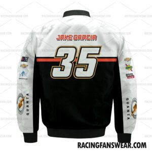 Jake Garcia Nascar Racing 2023 Uniform Apparel Clothes Bomber Thick Coat Sleeveless Hoodie Hooded T-Shirt 1 Nascar store - Loyal fans of Jake Garcia's Bomber Jacket,Unisex Thick Coat,Unisex Sleeveless Hoodie,Unisex Hooded T-Shirt,Kid Sleeveless Hoodie,Kid Hooded T-Shirts,Kid Thick Coat:vintage nascar racing suit,uniform,apparel,shirts,merch,hoodie,jackets,shorts,sweatshirt,outfits,clothes