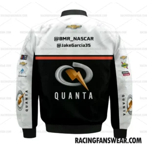 Jake Garcia Nascar Racing 2023 Uniform Clothes Adult Kid Bomber Jacket Thick Coat 1 Nascar store - Loyal fans of Jake Garcia's Bomber Jacket,Unisex Thick Coat,Kid Thick Coat:vintage nascar racing suit,uniform,apparel,shirts,merch,hoodie,jackets,shorts,sweatshirt,outfits,clothes