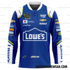 Nascar store - Loyal fans of Jimmie Johnson's Men's Hockey Jerseys,WoMen's Hockey Jerseys,Youth's Hockey Jerseys:vintage nascar racing suit,uniform,apparel,shirts,merch,hoodie,jackets,shorts,sweatshirt,outfits,clothes